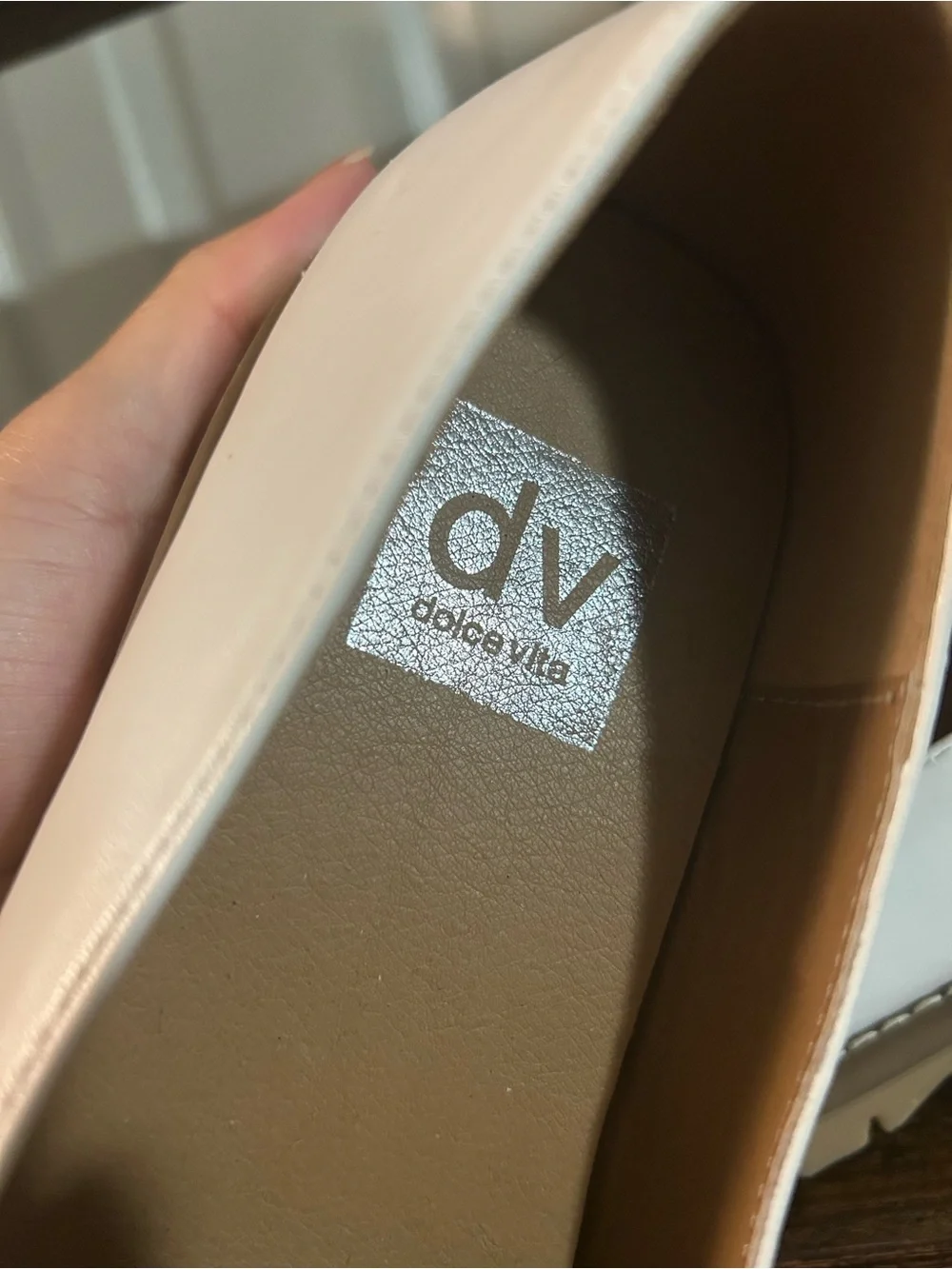 DV by Dolce Vita Cream Penny Loafers with Lug Sole